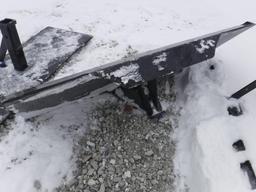 Receiver Hitch Plate for Skidsteer