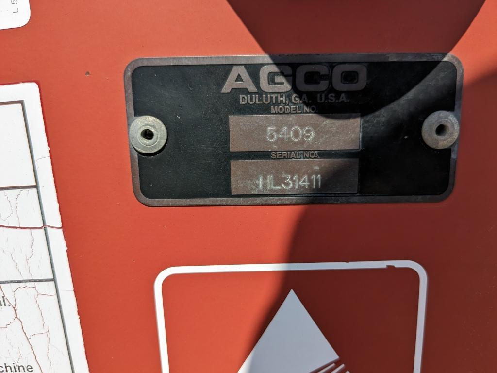 Agco 5409 9' Disc Mower With Caddy