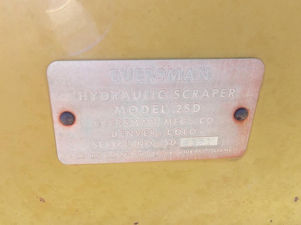 Eversman 2SD Dirt Scraper