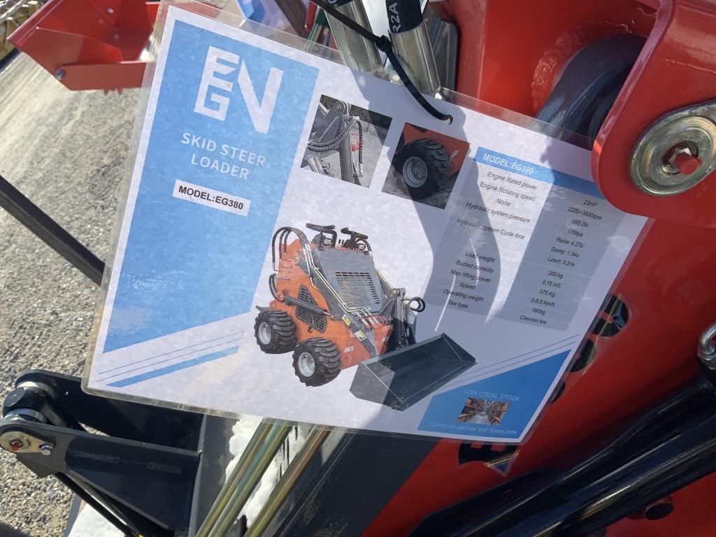 2023 EGN EG380 Mini Skidsteer Loader