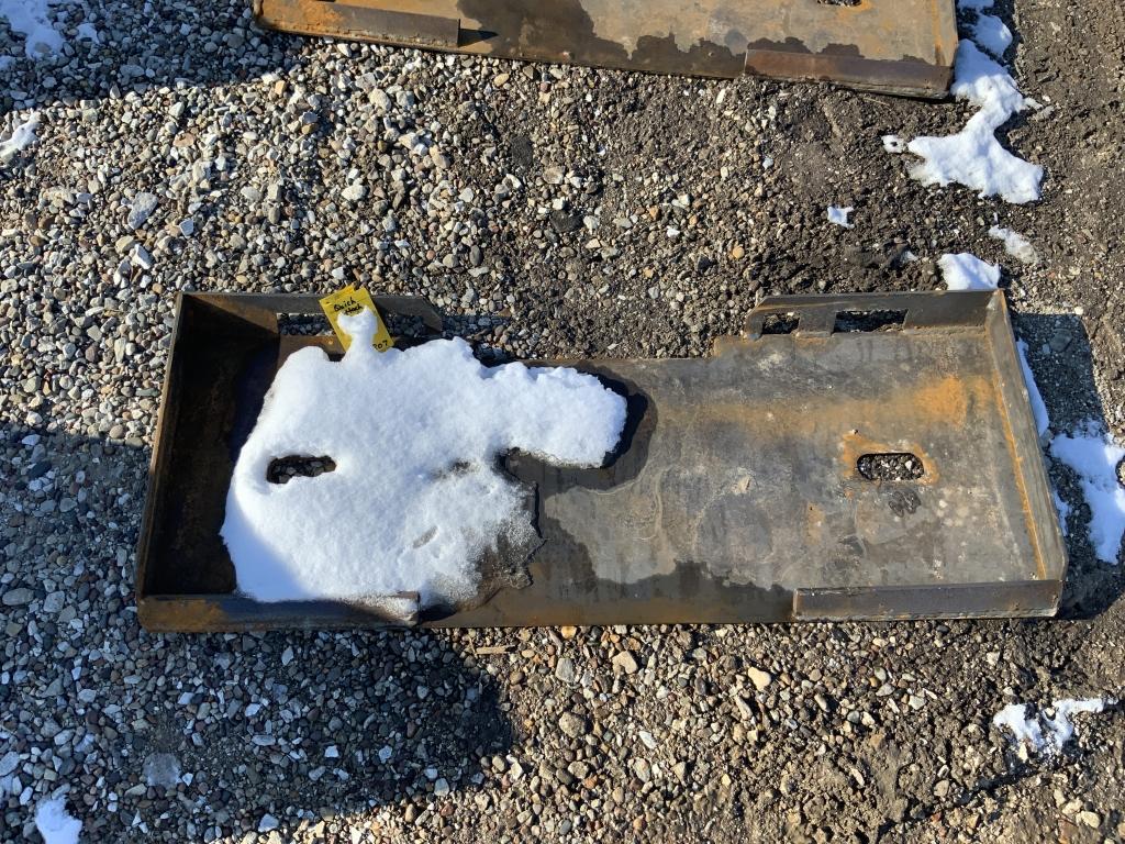 Skidsteer Quick Attach Plate