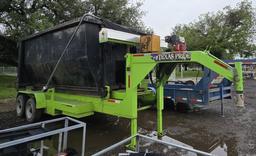 2020 Texas Pride Roll Off Dumpster Trailer
