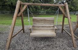 Double Seat Swing w/ Frame