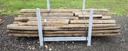 (35) Treated Timber Post