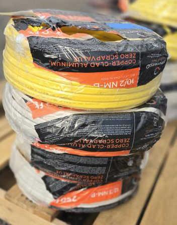 (4) 250' Rolls Copper Clad Aluminum Wire