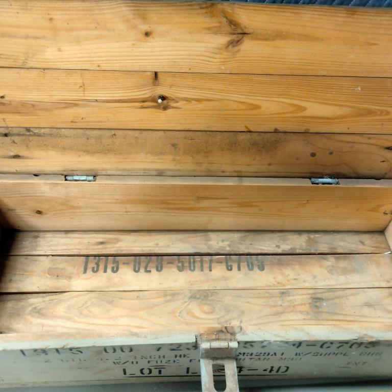 Wooden Ammo Crate 32" x 7" x 11"