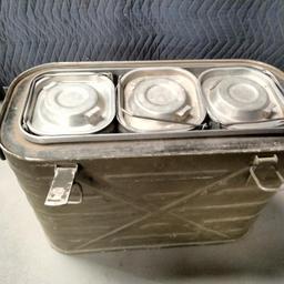 Metal Army Food Container 20" x 15.5" x 9"