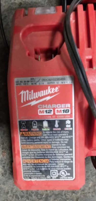 Milwaukee Impact Driver Drill, (2) Chargers