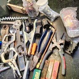 Metal Ammo Box w/ Hand Tools