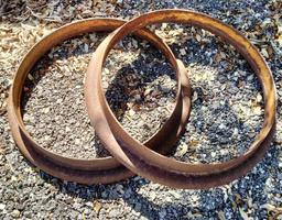(2) Metal Rings