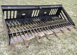 Skid Steer Rock Bucket - 80"