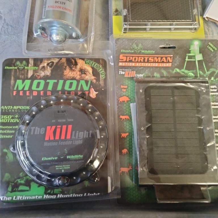 Wildlife Feeder Lights, Timer & Replacement Motor