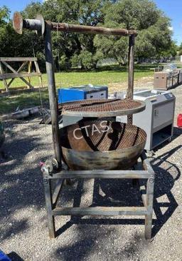 Custom Made Rolling Lift Grill