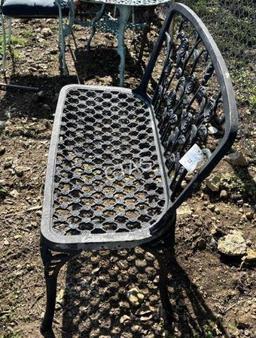 Decorative Iron Garden Bench