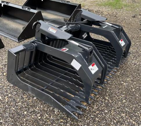 Stout Rock & Brush Grappler Bucket for Skid Steer