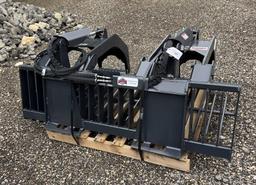 Stout Rock & Brush Grappler Bucket for Skid Steer