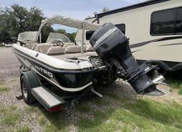 2002 Tracker 18' Fishing & Ski Boat w/