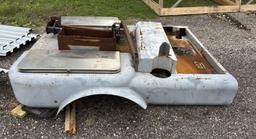 Custom Welding Bed w/ Side Boxes, Lead Wells,