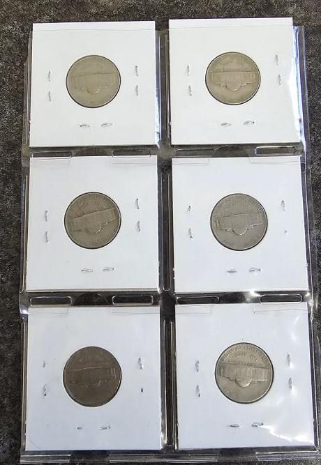 (6) Old Jefferson Nickels