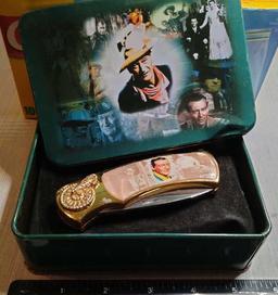 John Wayne Movie Collectibles Pocket Knife