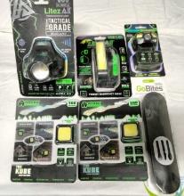 (5) Litez All & Kojak LED Lights & Utensil Set