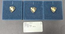 (3) 10K Yellow Gold Tackettes w/ .05 Ct Diamond
