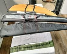 (3) Soft Side Gun Cases & (2) Rifle Socks