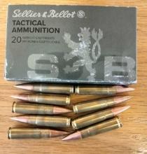 (1) Box Sellier & Bellot 300 AAC Blackout FMJ