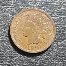 1901 Indian Head Cent