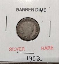 1902 Barber Dime