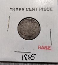 1865 Three Cent Piece