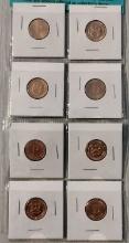 (8) Uncirculated Mint Set Medallions
