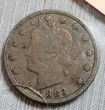 1883 "No Cents" Liberty Nickel