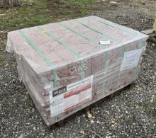 Red Split Fire Brick  9x4-1/2x1-1/4 on Pallet