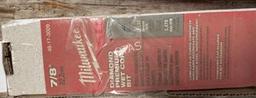 (7) Milwaulkee Diamond Wet Core Bits-NIB