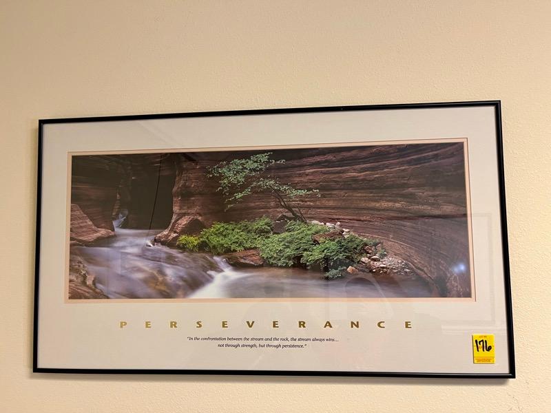 B-Perseverance Framed Poster