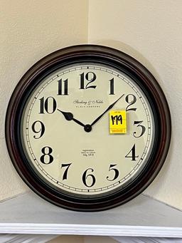 B- Sterling & Noble Clock; No. 9