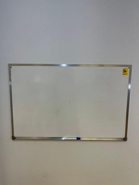 B- Metal Frame White Dry Erase Message Board