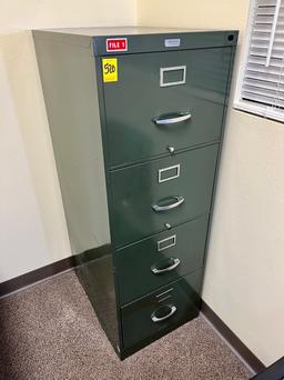 Anderson Hickey Four Drawer Legal Filing Cabinet