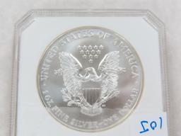 2000 American Silver Eagle, PCI Graded MS70