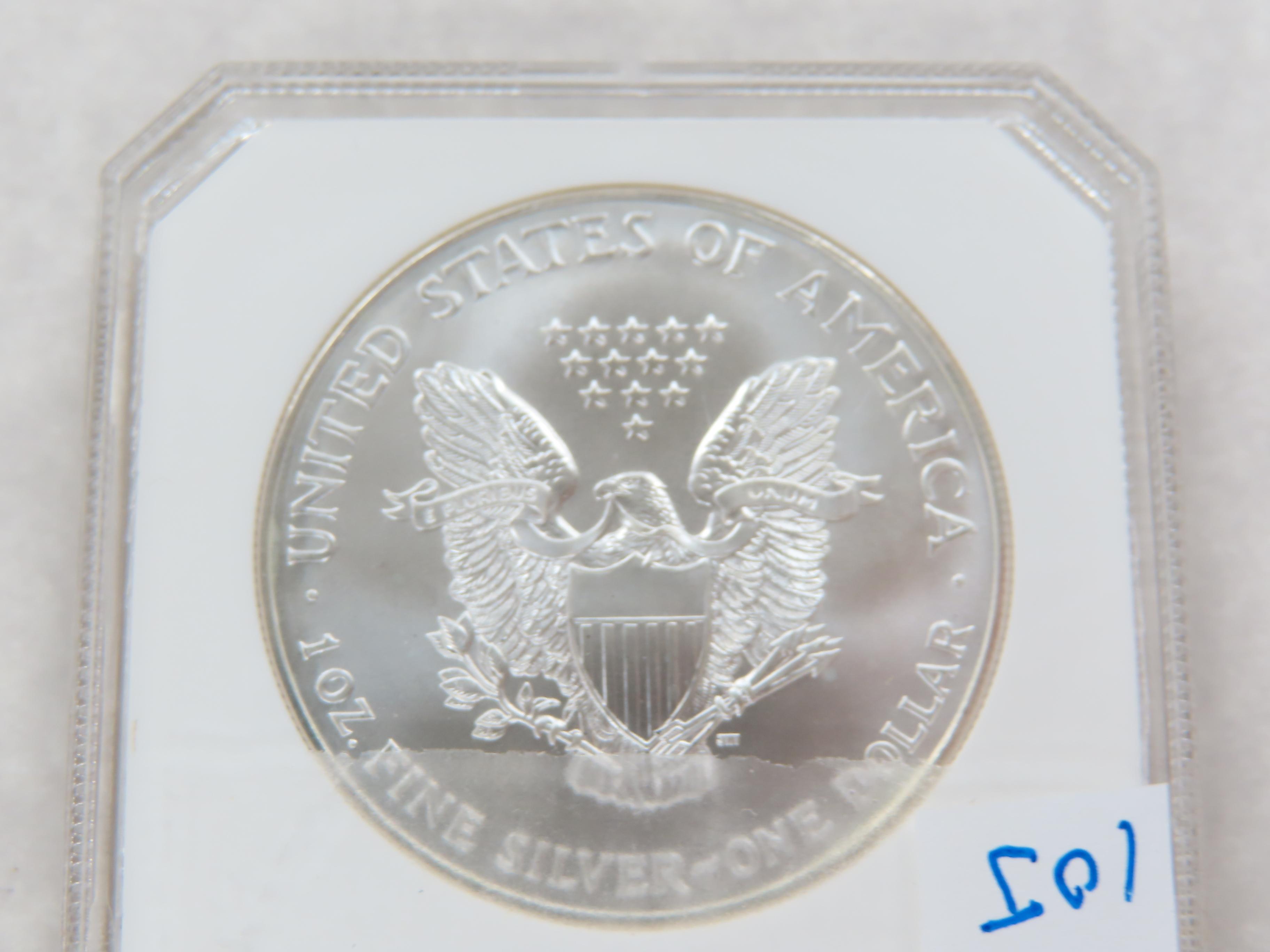 2000 American Silver Eagle, PCI Graded MS70