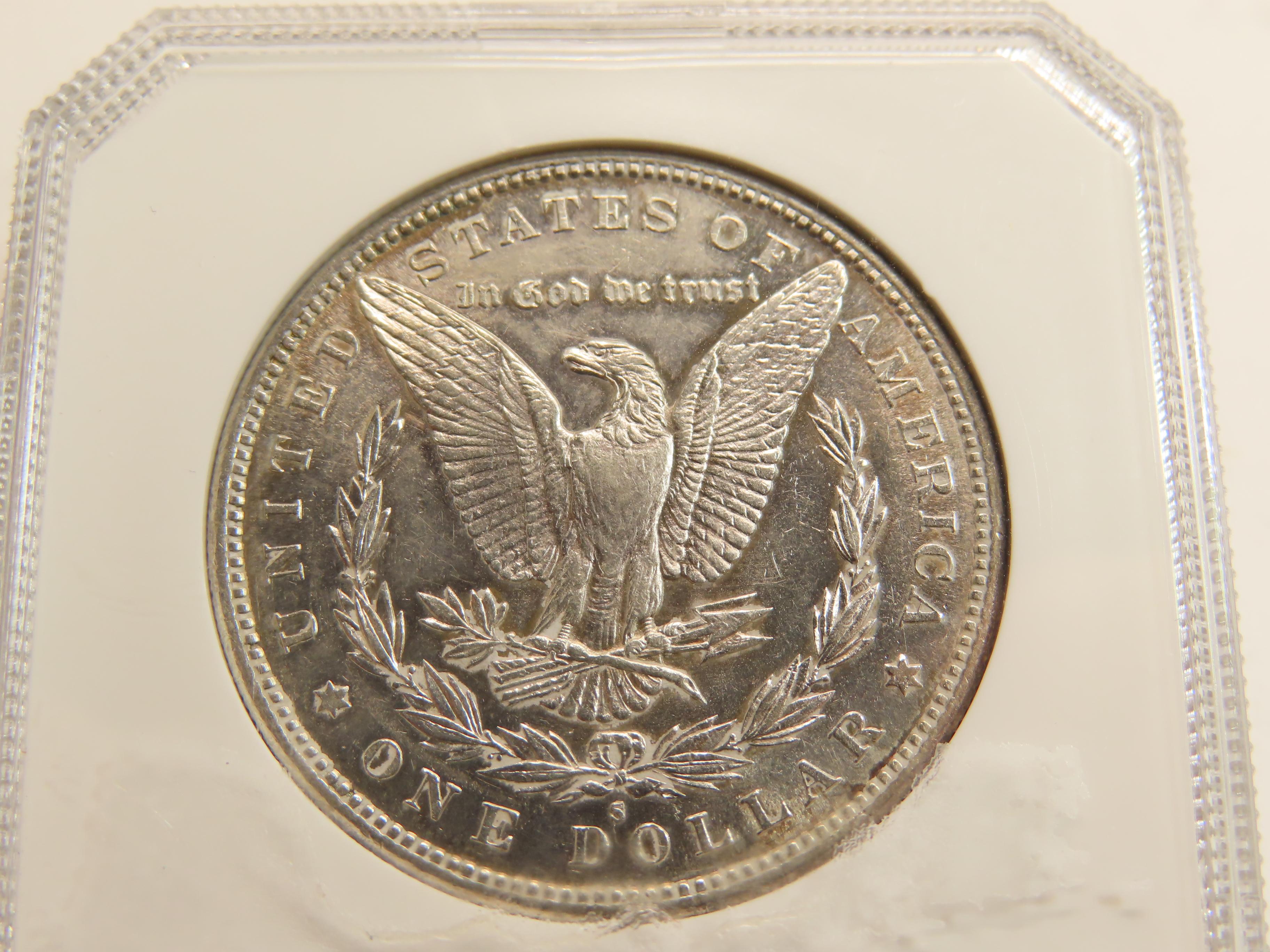 1884-S Silver Morgan Dollar, PCI Graded MS60