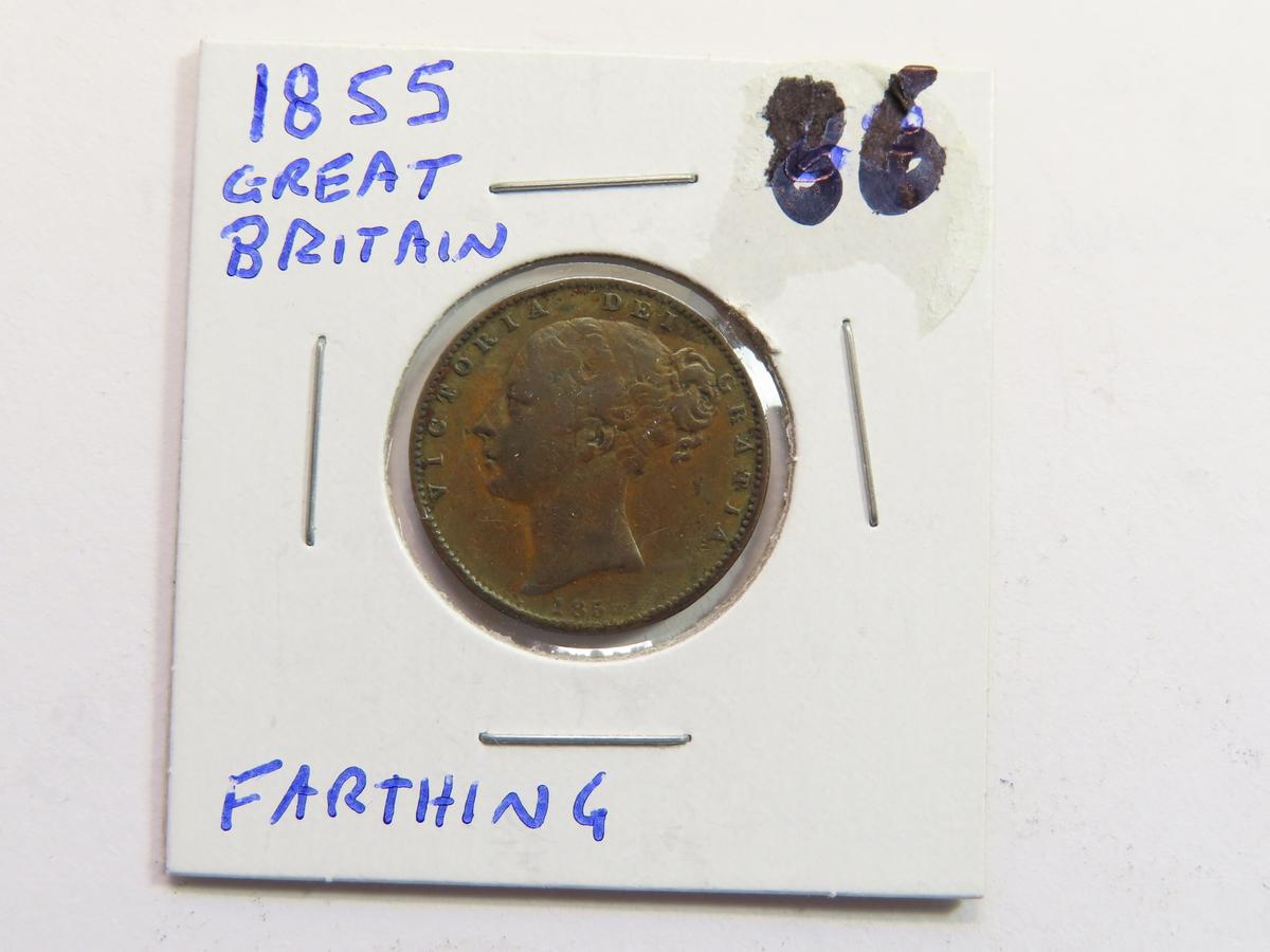 1855 Great Britain Farthing