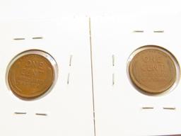 TWO (2) X The Money: 1914-S AND 1912-S One Cents