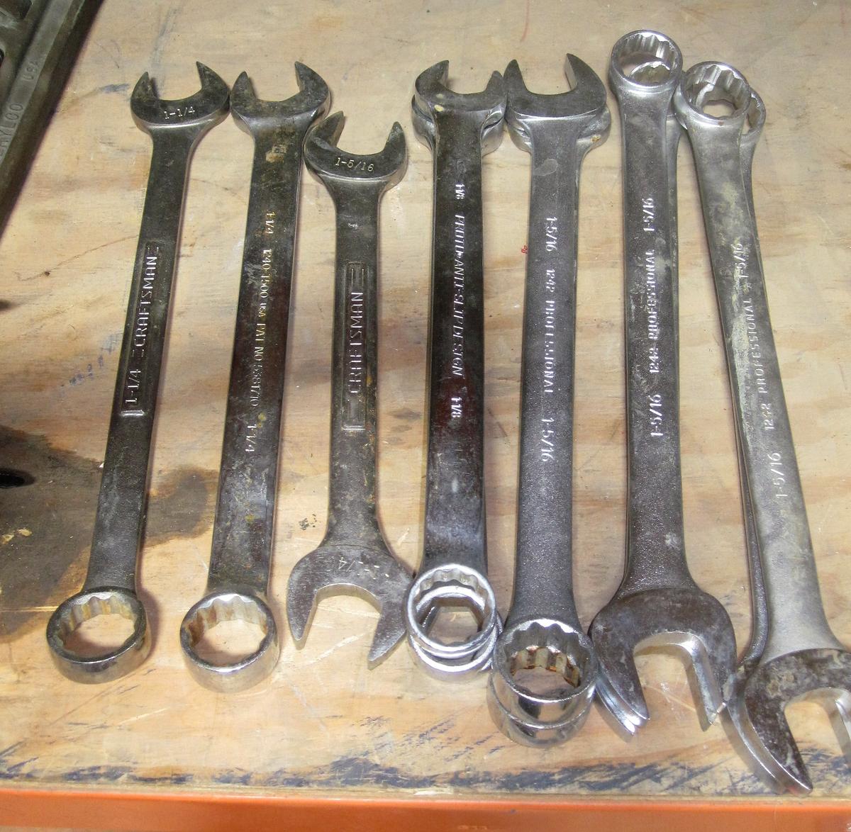 Lot of (12) Craftsman & Proto Wrenches