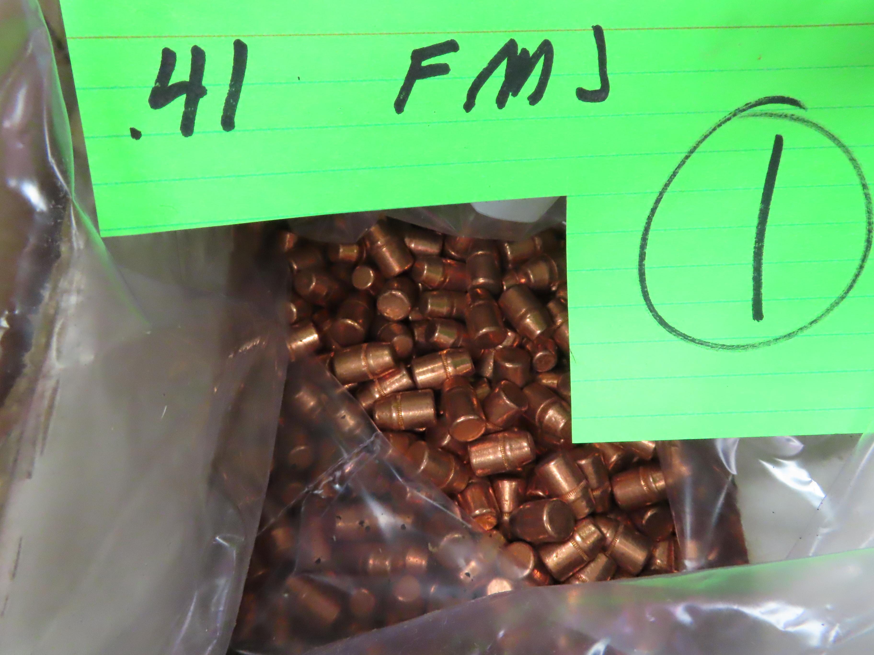TEN (10) Lbs of .41 caliber FMJ Bullets (not cartridge)