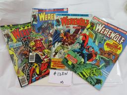 Four (4) For One Money: Vintage Marvel Werewolf Comics incl. Issue #15: New Origin Werewolf: Dracula