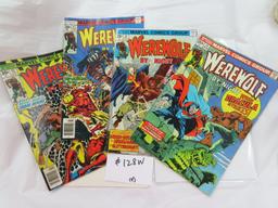 Four (4) For One Money: Vintage Marvel Werewolf Comics incl. Issue #15: New Origin Werewolf: Dracula