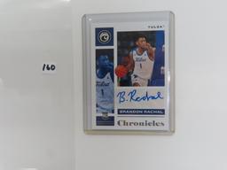 2021 Panini Chronicles # CR-BRA Draft Picks. Brandon Rachal Signed Rookie Card!