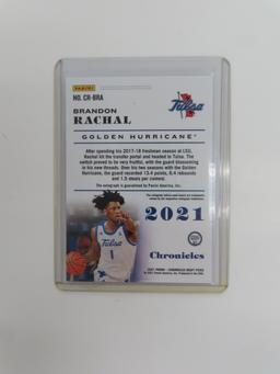 2021 Panini Chronicles # CR-BRA Draft Picks. Brandon Rachal Signed Rookie Card!